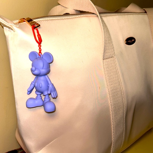BaubleBar Handbags - Disney Mickey Mouse Sport Charms by BaubleBar/Purple w/lime mesh bag